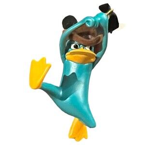 Disney Parks Phineas & Ferb Perry The Platypus Mickey Ears Hat Xmas Ornament NEW